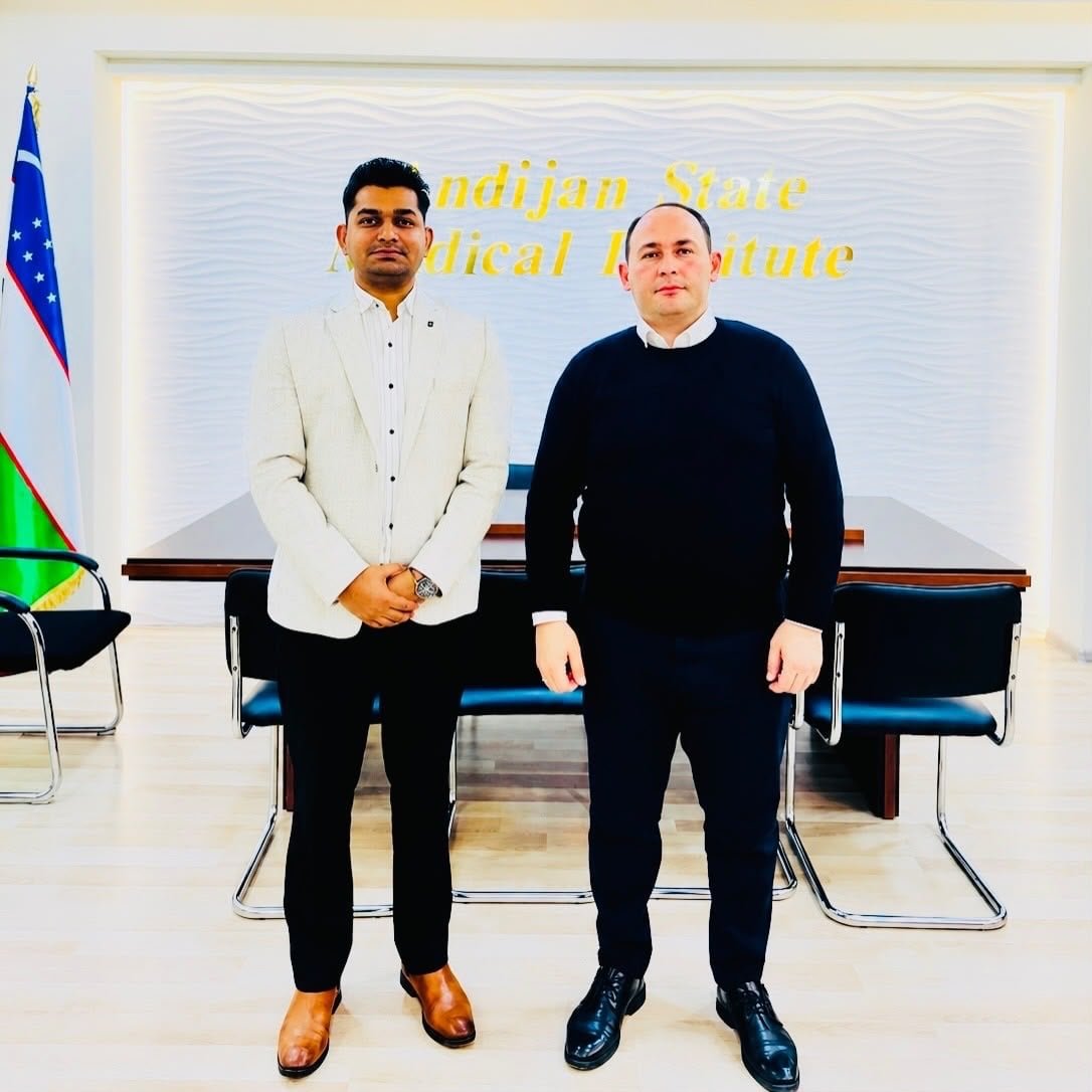 LICHEN Group of Education representative with Andijan State Medical Institute leadership